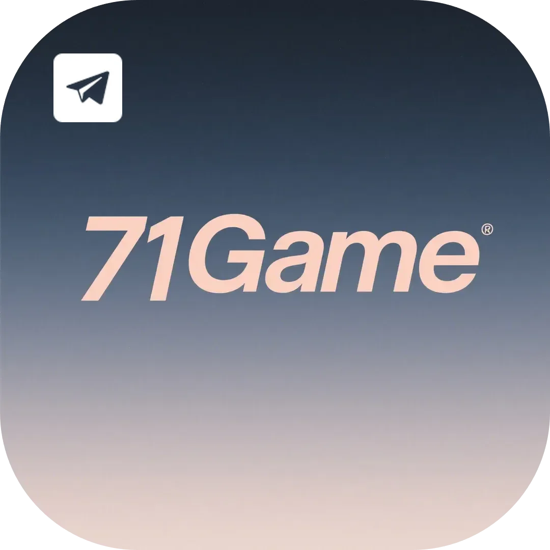 Canal oficial da 71game no Telegram
